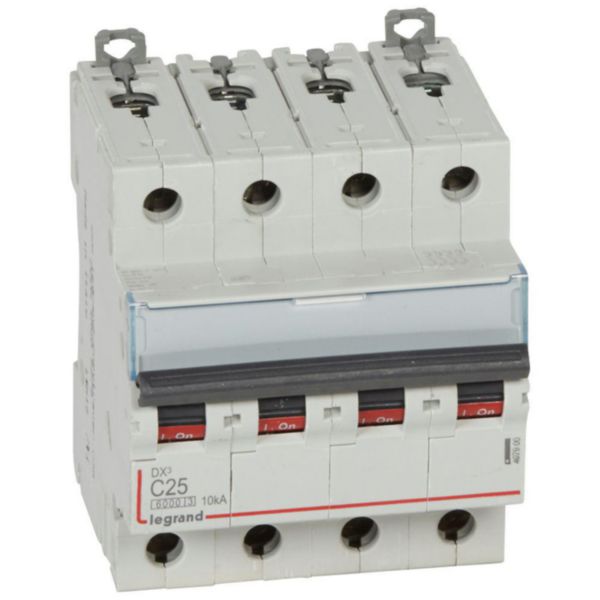 Circuit breaker DX³ 4P 25A C curve 6/10 kA - Legrand