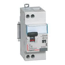 Disjoncteur différentiel DX³ 1P+N 16A courbe C 4,5/6 kA, 30mA type AC - Legrand