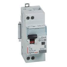 Disjoncteur différentiel DX³ 1P+N 16A courbe C 4,5/6 kA, 30mA type F - Legrand