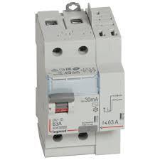 Interrupteur différentiel DX³-ID 2P 63A, 30mA type AC, tête de groupe auto - Legrand