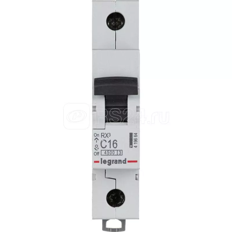 Disjoncteur RX³ 1P 16A courbe C 4,5 kA - Legrand