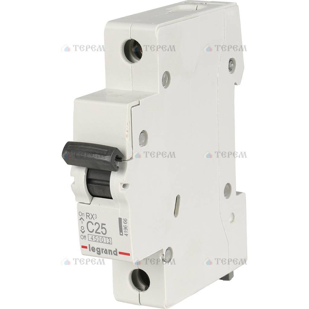 Disjoncteur RX³ 1P 25A courbe C 4,5 kA - Legrand