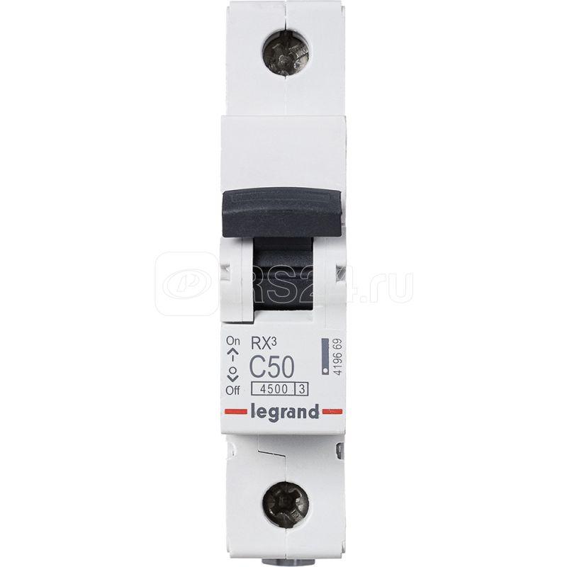 Disjoncteur RX³ 1P 50A courbe C 4,5 kA - Legrand