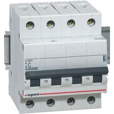 Disjoncteur RX³ 4P 50A courbe C 4,5 kA - Legrand