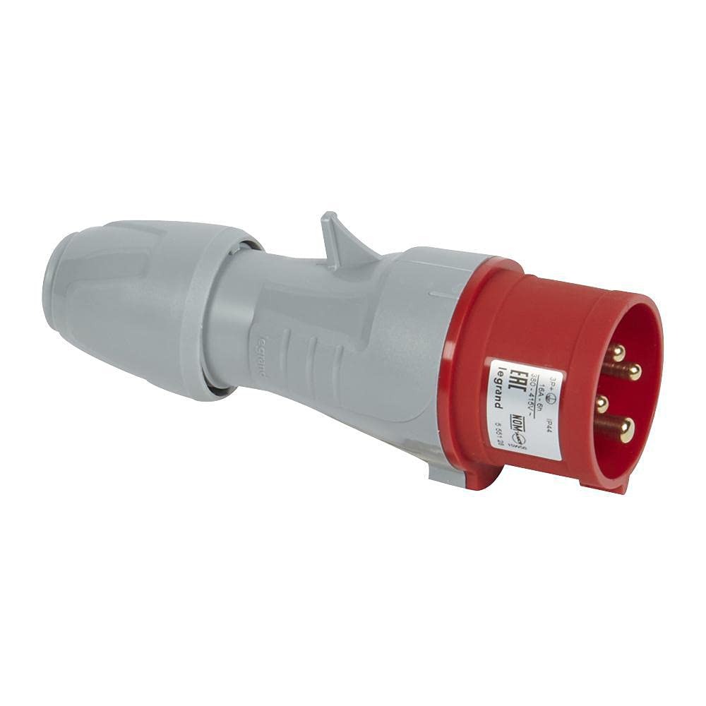 Industrial plug 16A 3P+E 415V IP44 - Legrand