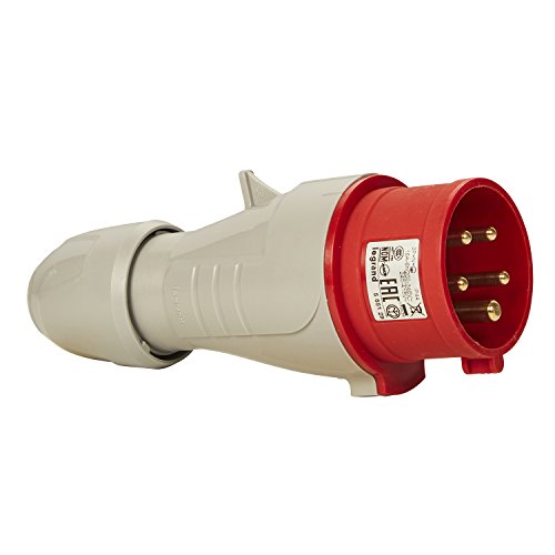 Industrial plug 16A 4P+E 415V IP44 - Legrand