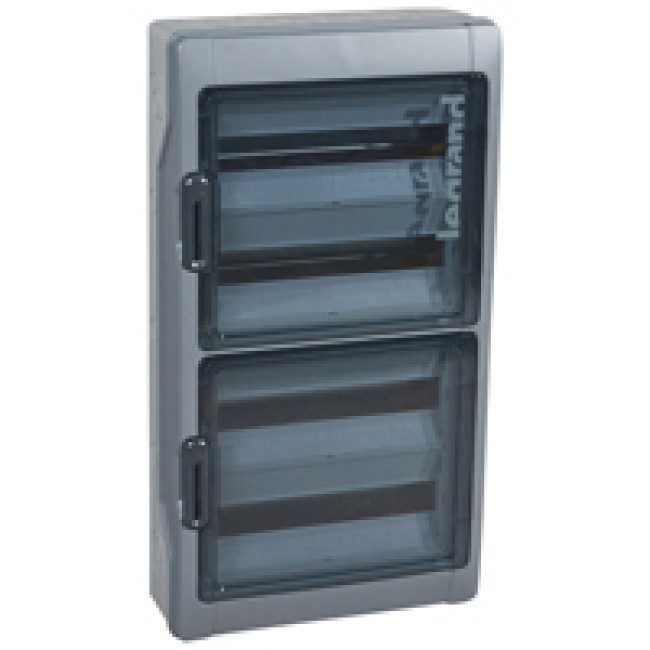 Plexo³ waterproof enclosure IP65 4x18 modules - Legrand