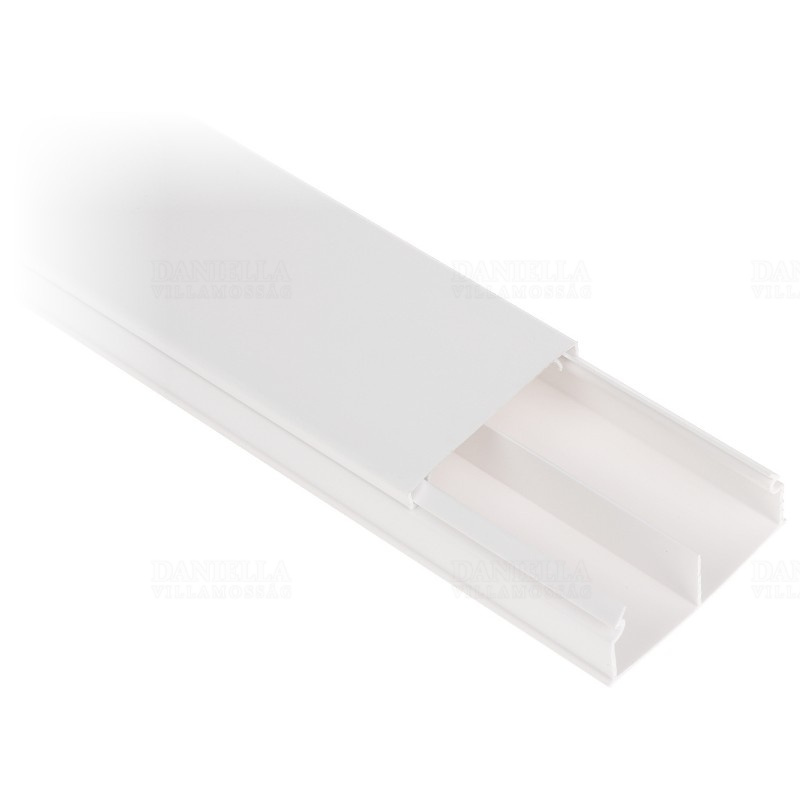 Goulotte moulure 50x20 mm, 2 compartiments, longueur 2 m - Legrand