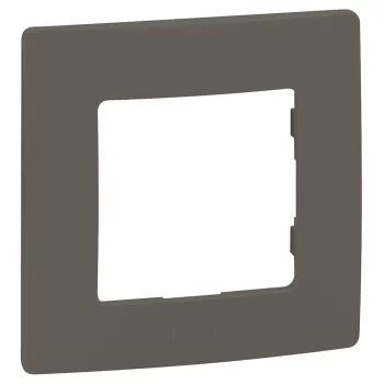 Plaque simple, taupe, gamme Niloé - Legrand