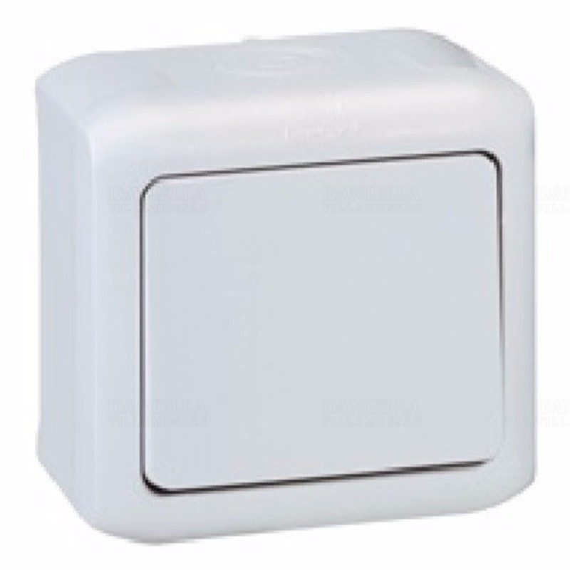 Push button grey IP44 - Legrand