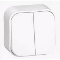Double allumage 10AX blanc - Legrand