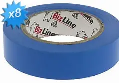 Electrical insulating tape blue