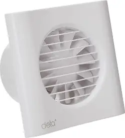 Axial extractor fan Ø100 mm white