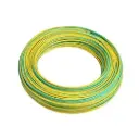 Fil rigide 1,5 mm² vert/jaune, rouleau 100 m - Nexans