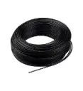 Fil rigide 2,5 mm² noir, rouleau 100 m - Prysmian (origine France)