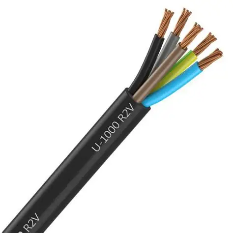 Câble rigide U1000 R2V 5G35 mm² - Prysmian (origine France)