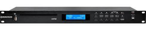 Coffret tuner AM/FM et lecteur CD/USB/MP3, avec télécommande, rack 19'' 1U - Rondson