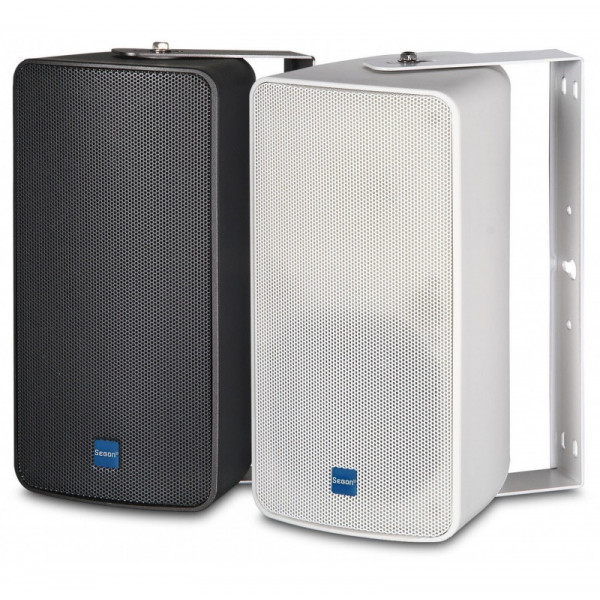 Enceinte 2 voies blanche IP46, 100V, 150/75/37,5W, 16 ohms - Rondson