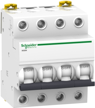 Disjoncteur modulaire Acti9 iK60N 4P 16A courbe C - Schneider
