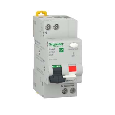 Disjoncteur différentiel Easy9 XP 1P+N 32A courbe C, 300mA type AC - Schneider