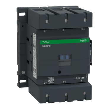 Contactor TeSys D 115A 3P 1NO+1NC, coil 440V - Schneider