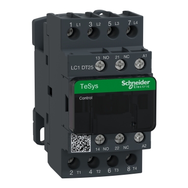 Contacteur TeSys D 4P AC1 25A 440V, bobine 230V - Schneider
