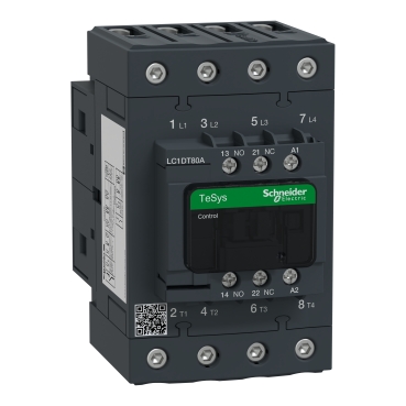 Contacteur tétrapolaire Everlink 4P AC1 80A 415V - Schneider