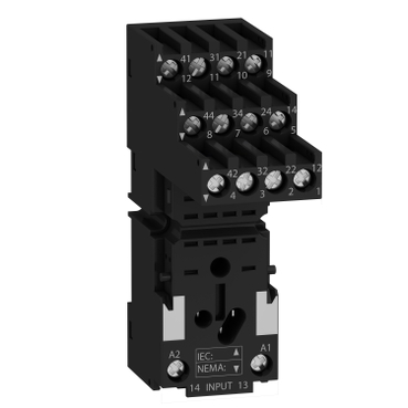 Socket for logic relay, separate connections - Schneider
