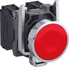 Harmony XB4 push button red Ø22, NC contact - Schneider