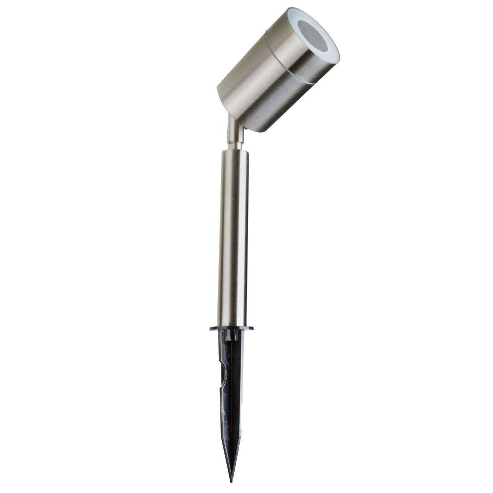 Garden spike spotlight GU10, stainless steel body - V-TAC
