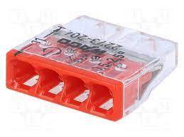 Borne de connexion Wago 4 fils