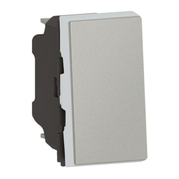 Va-et-vient 10AX 1 module, alu, Mosaic - Legrand