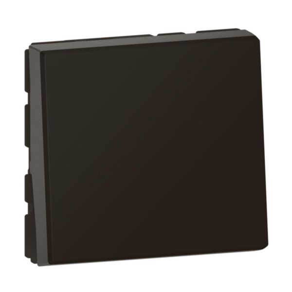 Interrupteur va-et-vient 10AX Mosaic Easy-Led, 2 modules, noir mat - Legrand