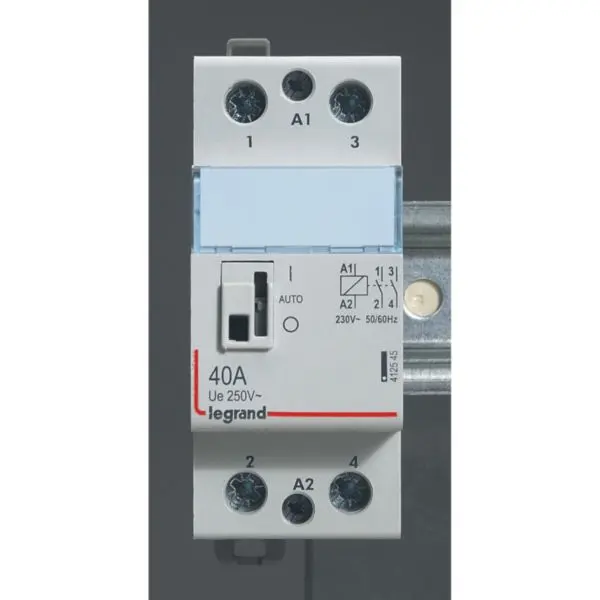 Contacteur modulaire CX³ 2NF 63A, bobine 230V, avec manette - Legrand