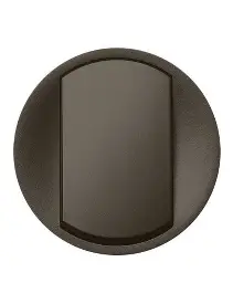 Enjoliveur Céliane graphite, commande simple - Legrand