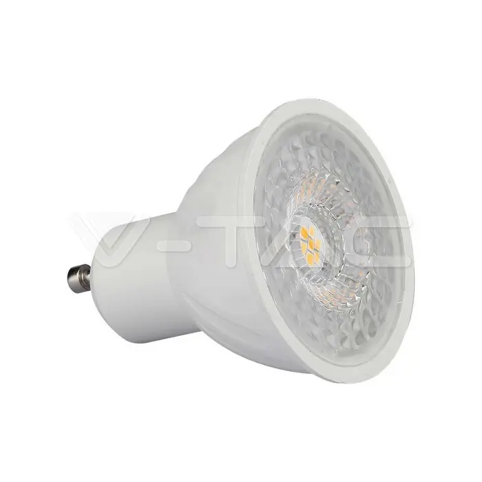 Spot LED GU10 6W 3000K, angle 110°, puce Samsung - V-TAC