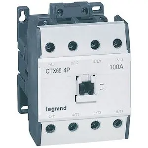 Contacteur de puissance CTX³ 4P 100A AC1, bobine 230V - Legrand