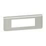 Plaque 6 modules, alu - Legrand