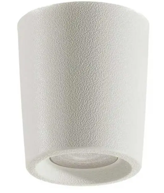 Applique extérieure Livia 90 blanc, diffuseur dépoli, LED GU10 6W CCT - Fumagalli