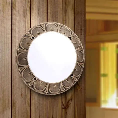 Plafonnier extérieur Rita bronze antique, diffuseur opale, LED GX53 11,3W CCT - Fumagalli