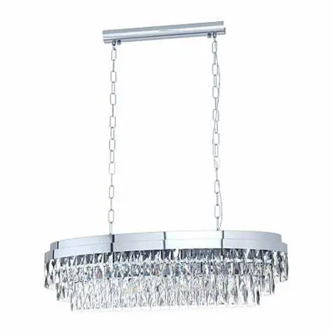 Pendant 10 lamps E14 chrome/crystals Valparaiso 1 - Eglo