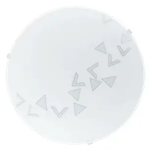 Plafonnier Ø250 motif triangle Mars - Eglo