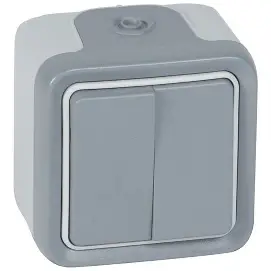 [LEG069715L] Interrupteur double étanche Plexo - Legrand