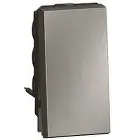 [LEG572501] Poussoir inverseur 1 module 6A, magnésium gris, gamme Arteor - Legrand