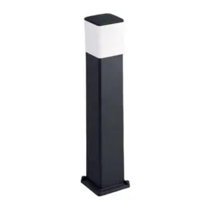 [FU DS3 564 AYV1K] Borne extérieure Virgilio 800 noir, diffuseur opale, E27 - Fumagalli