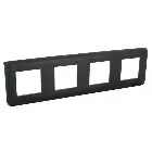 [LEG079008L] Plaque Mosaic 4x2 modules horizontale, noir mat - Legrand