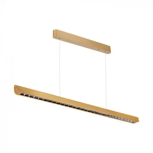 [VT23344] Suspension linéaire LED 36W, puce Samsung, CCT 3-en-1, doré - V-TAC