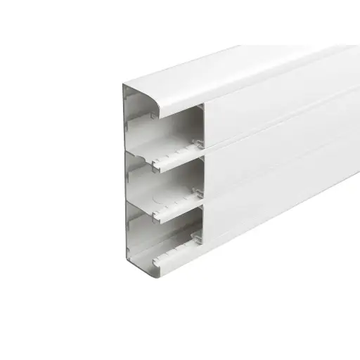 [LEG075606] Mosaic trunking 50x180, 3 x 45 mm covers, white, 2 m - Legrand