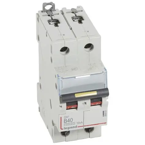 [LEG408963] Disjoncteur DX³ 2P 40A courbe B 10/16 kA - Legrand