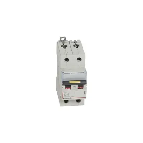 [LEG409221] Disjoncteur DX³ 2P 16A courbe C 10/16 kA - Legrand